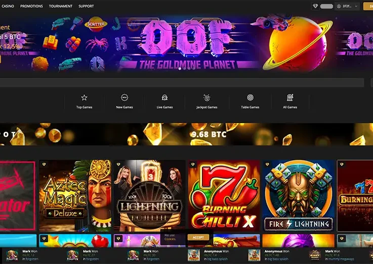 New & Improved 1-Click Sign Up on Anonymous Black Casino