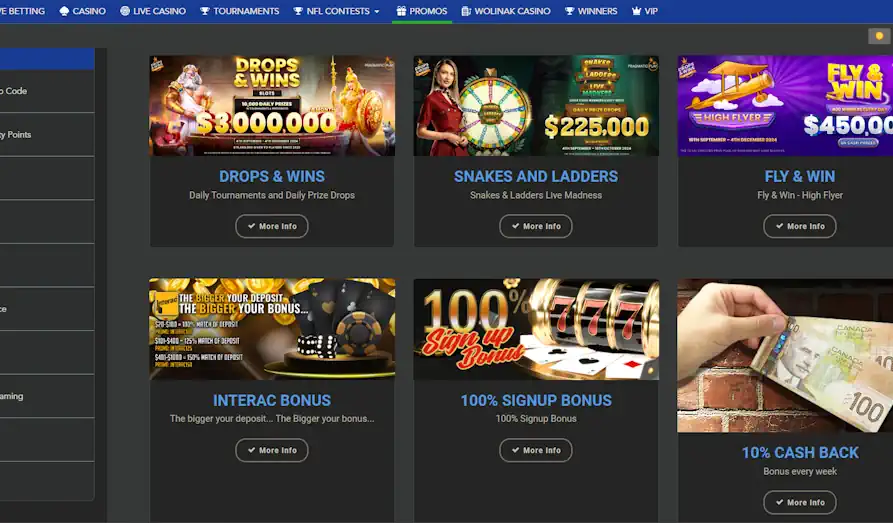 Landscape screenshot image #1 for Bet GRW Casino