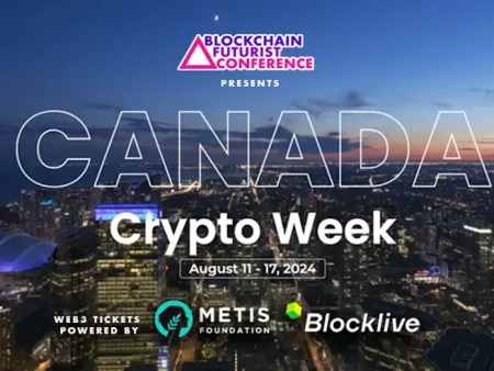 Canada Crypto Week Set For August 11-17