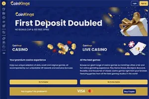 CoinKings frontpage