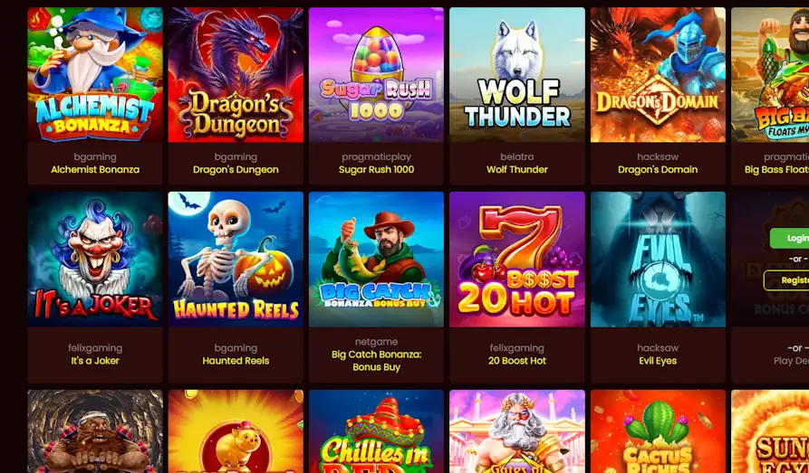 Landscape screenshot image #1 for Dragon Slots Casino