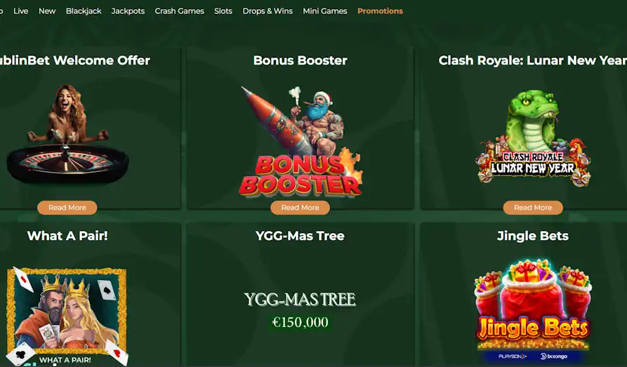 Landscape screenshot image #1 for Dublin Bet Casino