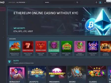 ETH Casino: Lightning Live Games With Zero KYC