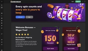 Gamegram Casino Bonuses