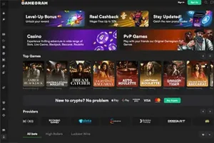 GameGram Casino Website