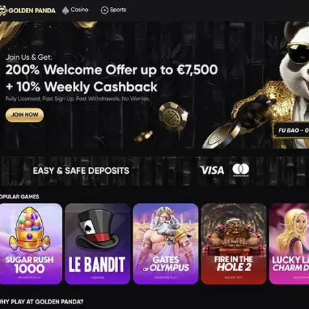 Going for Gold On Brand New Golden Panda Casino