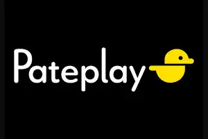 Pateplay logotype with black background