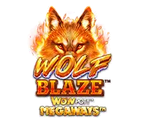 wolf blaze megaways logo